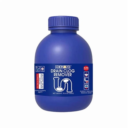 Drain Cleaner - Powerful drain cleaner for kitchen sinks, shower drains, and bathtubs. Dissolves over 200 types of blockages, kills 99% of bacteria, suitable for all pipes, fast-acting formula, house