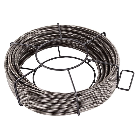 Drain Cleaning Cable 100ft x 1/2 Inch - Sewer Snake Auger Cable Cleaner