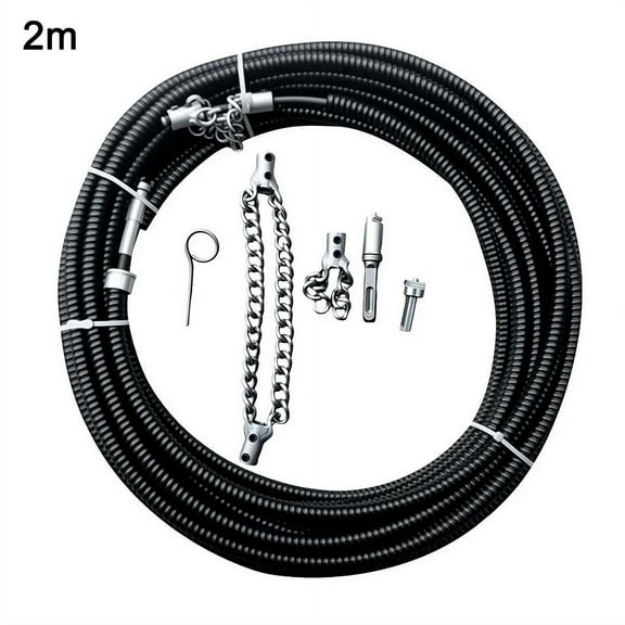 Drain Cleaning Cable,6.56FT，8 mm (1/4") diameter