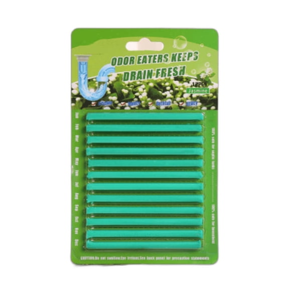 Drain Cleaning Sticks, Sewer Dredging & Deodorizer Sticks Cleaner for Kitchen Sink, Shower & Bathroom Drains, Clog Remover & Odor Eliminator