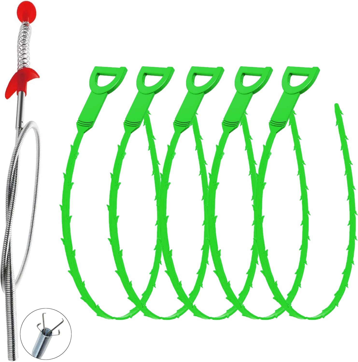 Drain Clog Remover,Hair snake Tool Drain Opener, sink snake for Sewer