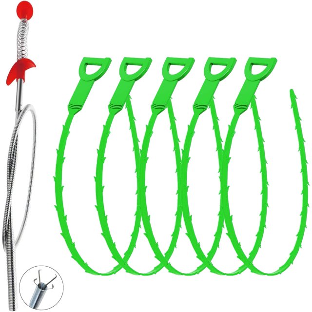 Drain Clog Remover,Hair snake Tool Drain Opener, sink snake for Sewer