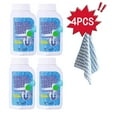 thumbnail image 1 of Drain Clog Remover, Toilet Cleaner, Dredging Agent, Powerful Quick Cleaning Drain Toilet Cleaner Tool, Unclog Toilet Clog and Kitchen Sink Pipe Unblocker Powder with Towel, 320ml, 4PCS, 1 of 8
