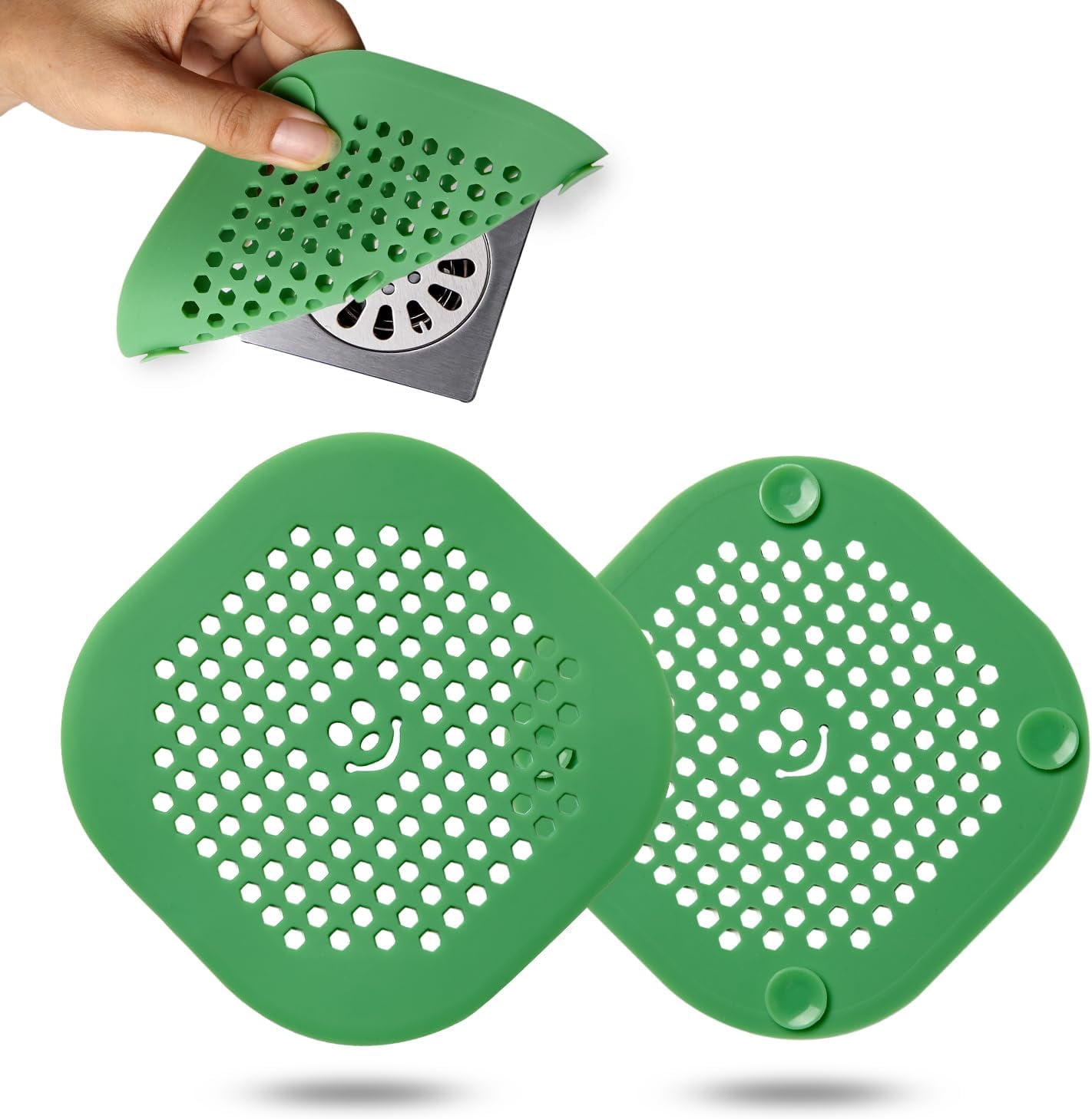 Drain Cover Hair Catcher Drain Plug Hair Stopper Drain Protector for ...