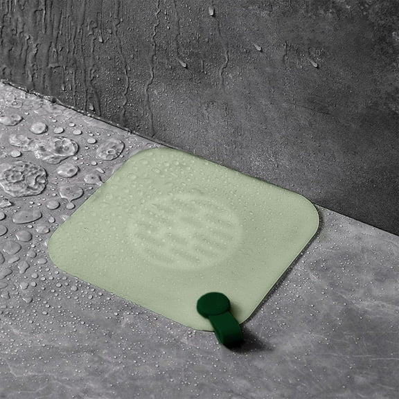 Drain Cover Odor Barrier - Silicone Non-Slip Mat, Bathroom Sink Protector, Leak Deodorant Seal, Easy-Clean Floor Grate, Shower Safety Pad