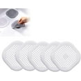 Drain Cover for Shower, Silicone Hair Stopper with Suction Cups, Square