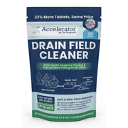 Dr. Pooper's Drain Field Cleaner Tablets -- Total Septic System Cleaner & Odor Eliminator, Accelerator by Dr. Pooper®️