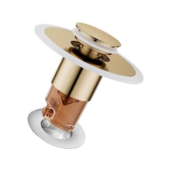 Drain Filter Sink Plug Push Type Bounce Cores Sink Drain Strainer Enduring