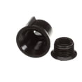 thumbnail image 1 of Drain Flange with Adapter, Black, 1 of 1