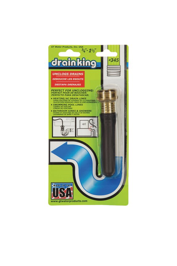 Water Products Drain King Drain Unclogger - Foam Cleanser - 3/4 In.