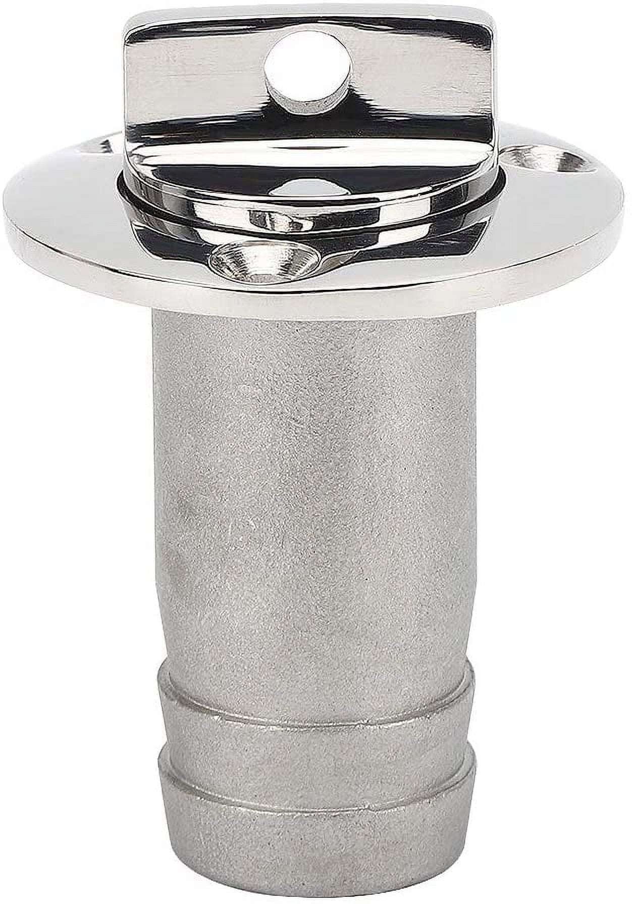 Drain Plug,Marine Boat 316 Stainless Steel RustResistant Oval Shaped Drain Plug Bung 1in（1pcs