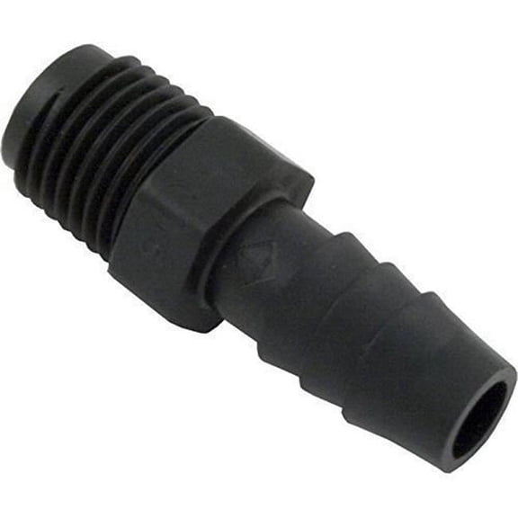 Drain Plug Straight Adapter - 0.375 in. MPT x 0.375 in. RB