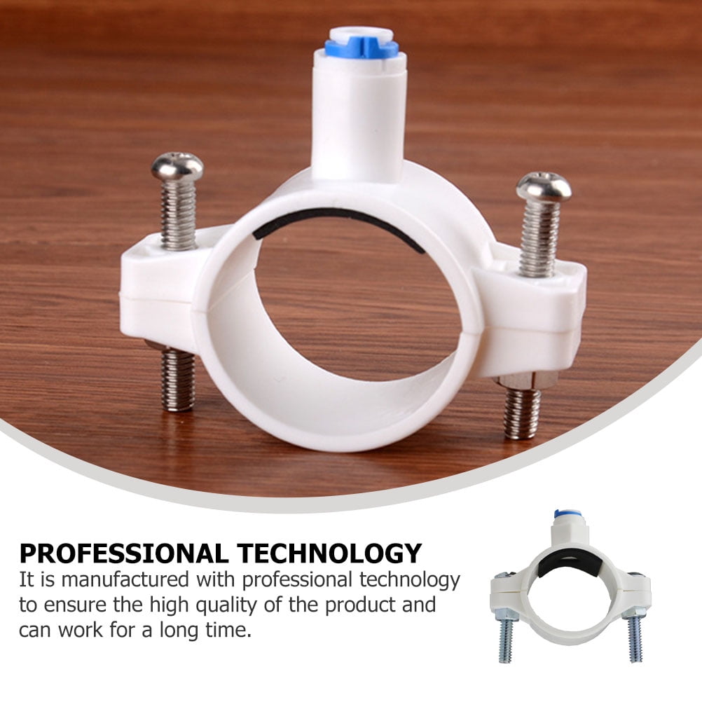 Drain Saddle Valve Drain Saddle with 1/4 Inch Quick Connect Plastic