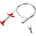 thumbnail image 1 of Drain Snake, Drain Clog Remover - Gutter Cleaning Tools Drain Cleaner for Toilet Sewer Shower Kitchen Bathroom Tub Clogged Drains Opener Cleaning Tool, Flexible Grabber Claw Pick Up Reacher, 1 of 8