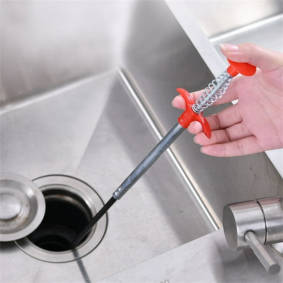 XiYin Flexible Grabber Claw Pick Up Reacher Tool (Drain Clog Remove Tool), With 4 Claws Bendable Hose Pickup Reaching Assist Tool for Litter Pick, Home and Kitchen Sink, Drains, Toilet
