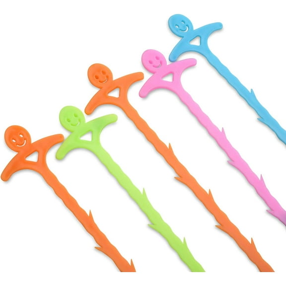 Drain Snakes Hair Grabber, Drain Clog Remover, 5pack Premium Plastic, Drain Augers, Cleaning Tools for Bathroom Drain, Kitchen Sink, Toilet Drain, Plumbing Pipes Cleaner, Hook Catcher, by