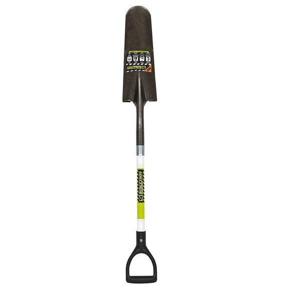 Drain Spade, 29 in. Handle L, Steel Blade CA2