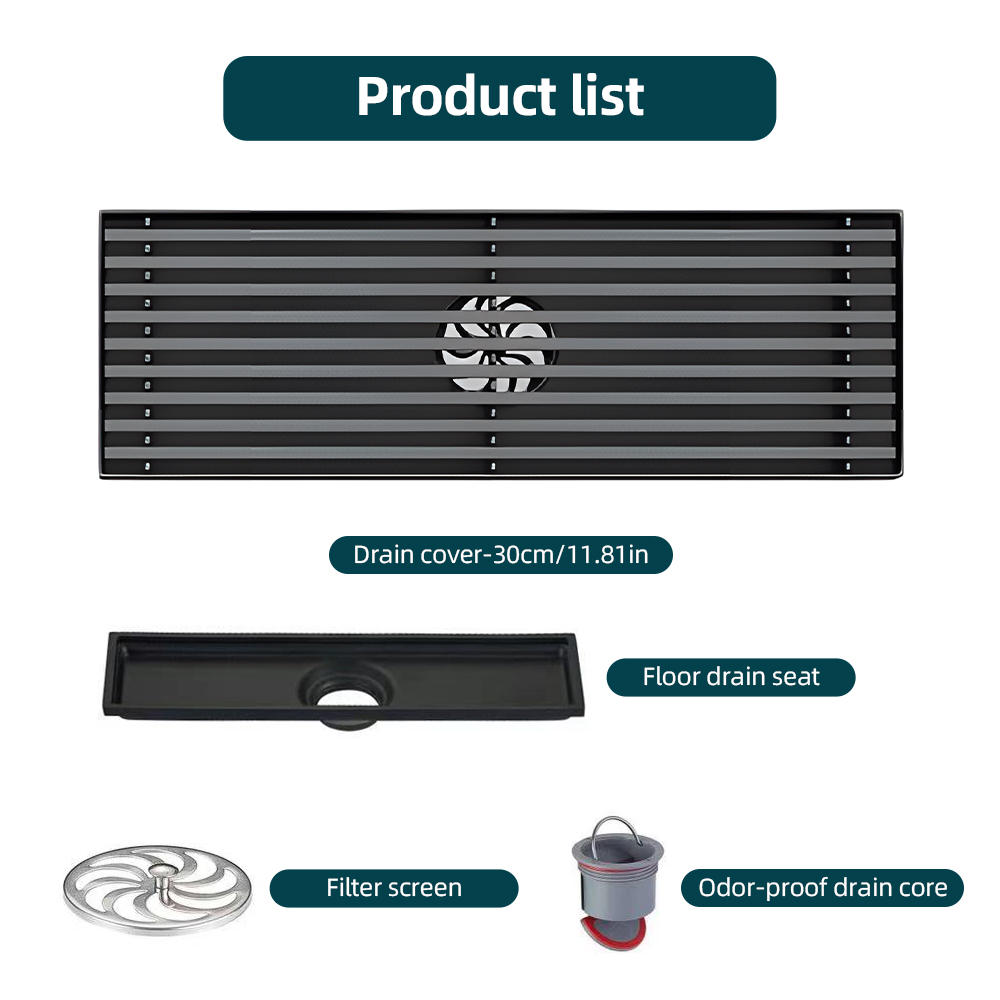 Drain,Stainless Steel Smell Proof 3in Drain With Removable Inch Quick