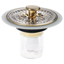 Drain Stopper Bathroom Shower Sink Drain Plug Push-type Bounce Cores Enduring