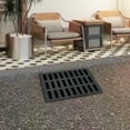 thumbnail image 1 of Drain Strainers Sewer Cover Grates Cast Iron Drains Trench Drainage Channel Drain Grate Linear Drain Regular Trench Drain Garage Sewer Grate Cover Grilles Sewer Drain Cover Outdoor, 1 of 8