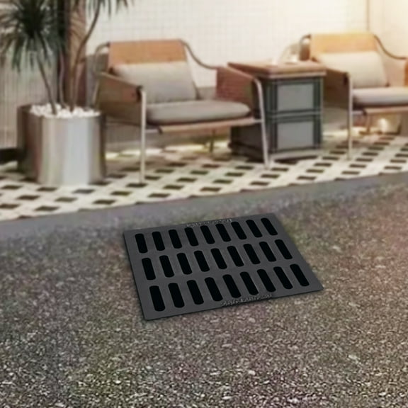 Drain Strainers Sewer Cover Grates Cast Iron Drains Trench Drainage Channel Drain Grate Linear Drain Regular Trench Drain Garage Sewer Grate Cover Grilles Sewer Drain Cover Outdoor