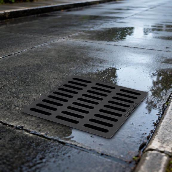 Drain Strainers, Sewer Cover Grates, Cast Iron Drains Trench Drainage Channel Drain Grate Outdoor Drain Cover, Garage Sewer Grate Cover Grilles,Sewer Drain Cover Outdoor