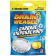 thumbnail image 1 of Drain Weasel Foaming Garbage Disposal Cleaner & Deodorizer Pods, Lemon, 5 Ct, 1 of 9