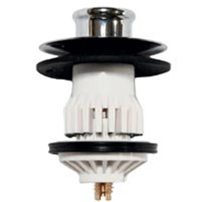 DrainEASY Chrome Plastic No Clog Bathtub Stopper Retrofit