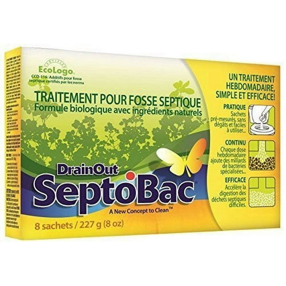 DrainOut SeptoBac - 8 Pieces