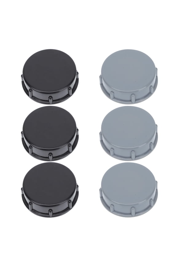 Drainage Pipe Covers Drainer Caps Sewer Plug Kitchen Hose End Stopper Plastic 6 Pcs