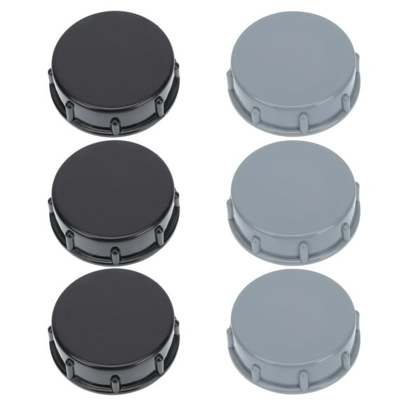 Drainage Pipe Covers Drainer Caps Sewer Plug Kitchen Hose End Stopper Plastic 6 Pcs