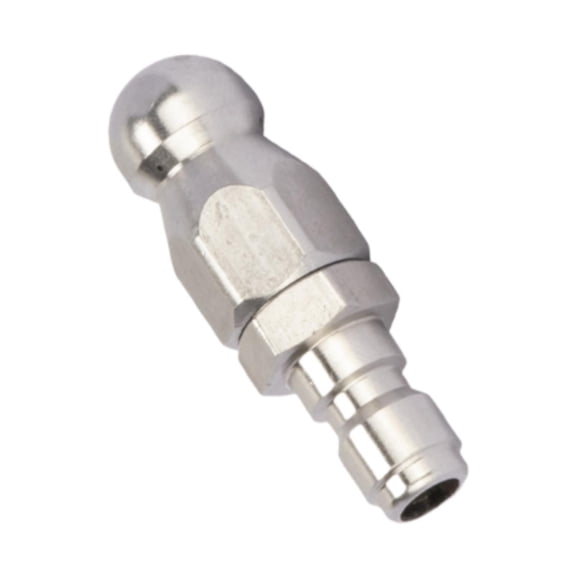 Drainage Pipes Nozzle Sewer Jetter Head High Pressure Part Stainless Steel Build for Industrial Pipe Cleaning Flushing