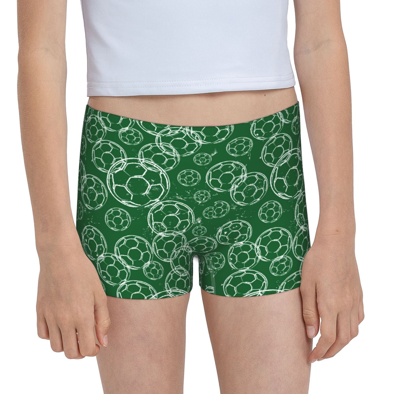 Easygdp Soccer Girls Hipster Cotton Underwear Little Girls' Underwear