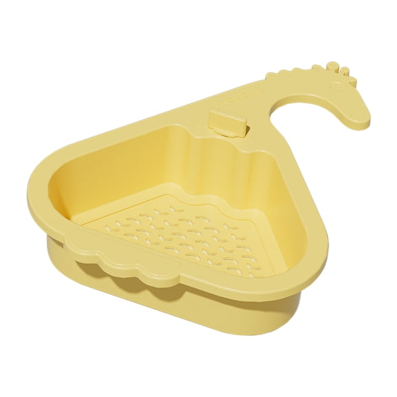 Draining Basket Hanging Draining Basket Kitchen Sink Colander for Food Washing Vegetable Strainer Dish Drying Rack Space-Saving Kitchen Organizer Hanging Basket