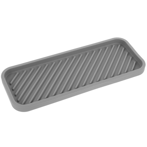 Draining Silicone Tray Countertop Desk Sink Flatware Storage Tabletop Drying Pad Household Perfume Silica Gel