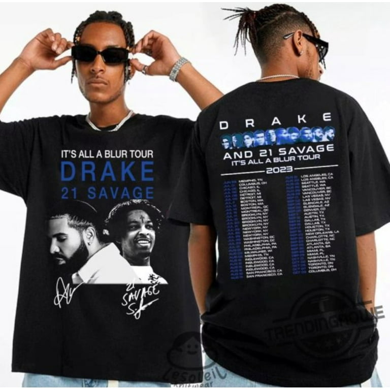 Drake 21 Savage Shirt Drake Concert Shirt Walmart