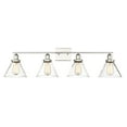 thumbnail image 1 of Drake 4-Light Bathroom Vanity Light in Polished Nickel, 1 of 6