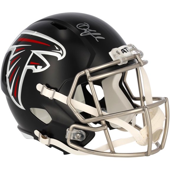 Drake London Atlanta Falcons Autographed Riddell Speed Replica Helmet - Fanatics Authentic Certified