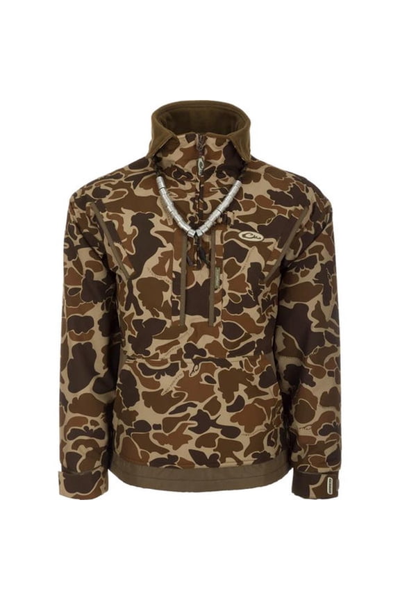 MST Waterproof Fleece-Lined 1/4 Zip Jacket- Old School- XLarge