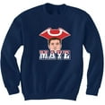 thumbnail image 1 of Drake Maye Logo New England Crew Neck Sweatshirt, 1 of 1