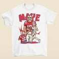 thumbnail image 1 of Drake Maye T-Shirt, Cartoon Style Football Tee, Gift For His Fan, 1 of 5