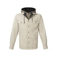 thumbnail image 1 of Drake Men's Campfire Canvas Shirt Jacket Khaki Medium, 1 of 2