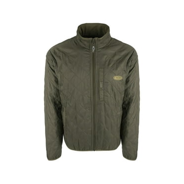 Drake Men's Delta Quilted Fleece Lined Jacket Olive XL