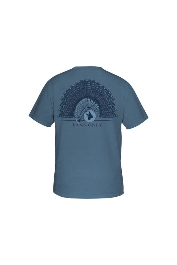 Drake Men's Fans Only Short Sleeve T Shirt Blue Shadow 2XL