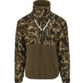 thumbnail image 1 of Drake Men's Guardian Flex Fleece Eqwader Quarter Zip Jacket Mossy Oak Bottomland Medium, 1 of 3
