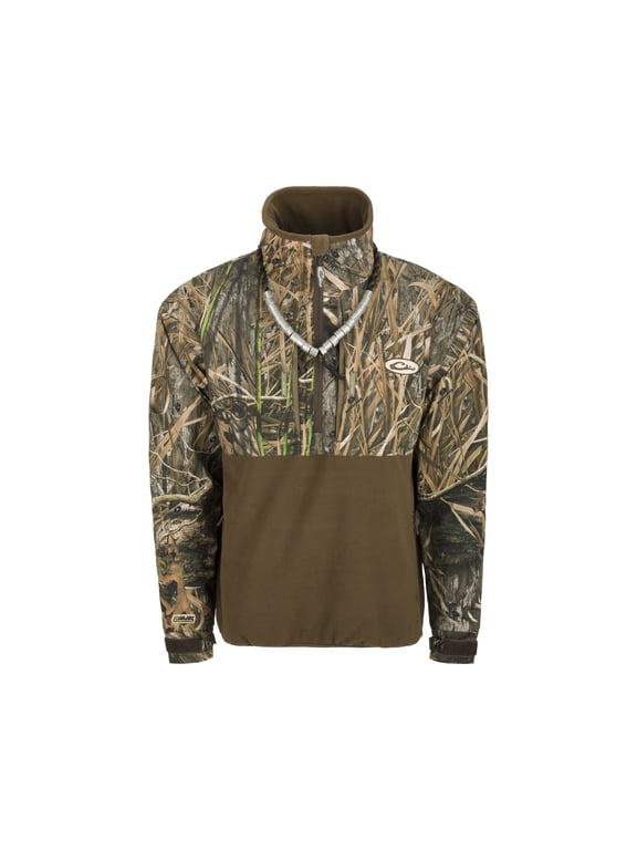 Men's MST Guardian Eqwader Flex Fleece Quarter-Zip Pullover Mossy Oak Habitat 2XL
