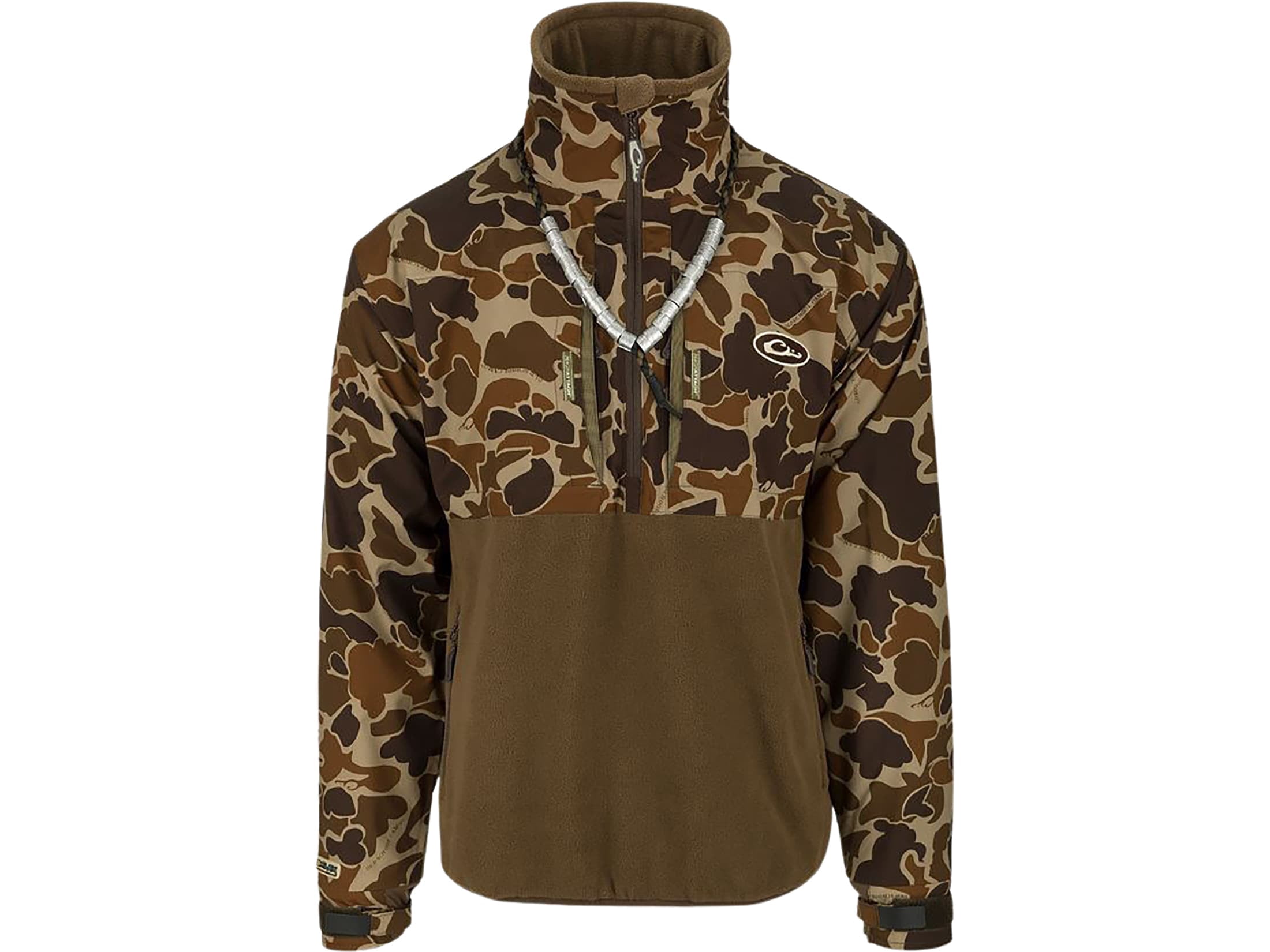 Drake Waterfowl Hunting Camouflage MST G-Flex Eqwader 1/4 Zip 