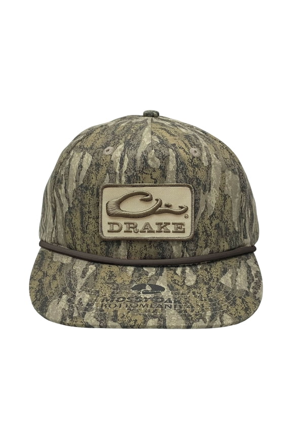Drake Men's Lost Goat Rope Hat Mossy Oak Bottomland One Size Fits Most