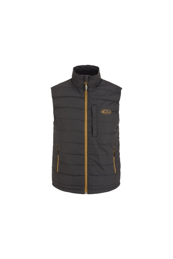 Drake Men's MST Down Pack Vest Black Large