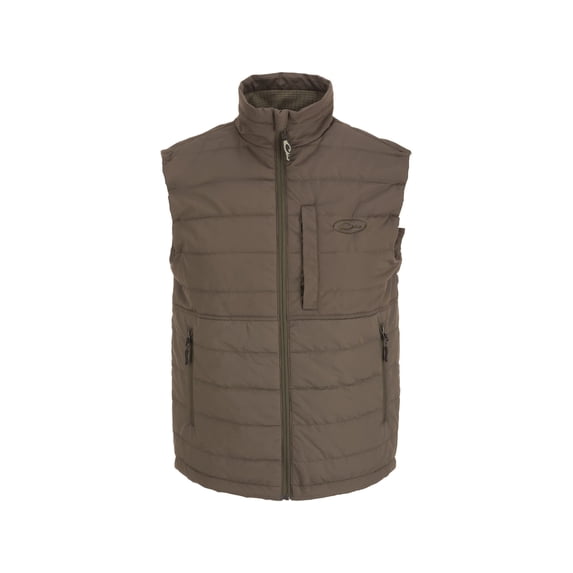 Drake Men's MST Down Pack Vest Mud Brown XL